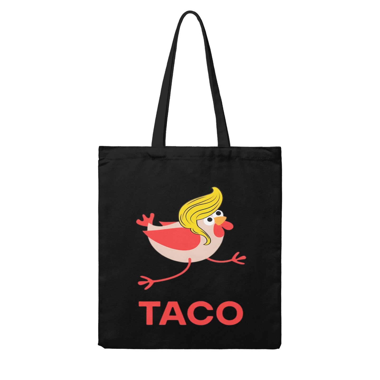 TACO Canvas Tote Bag Trump Shopping Bag 16.5 x 14inch