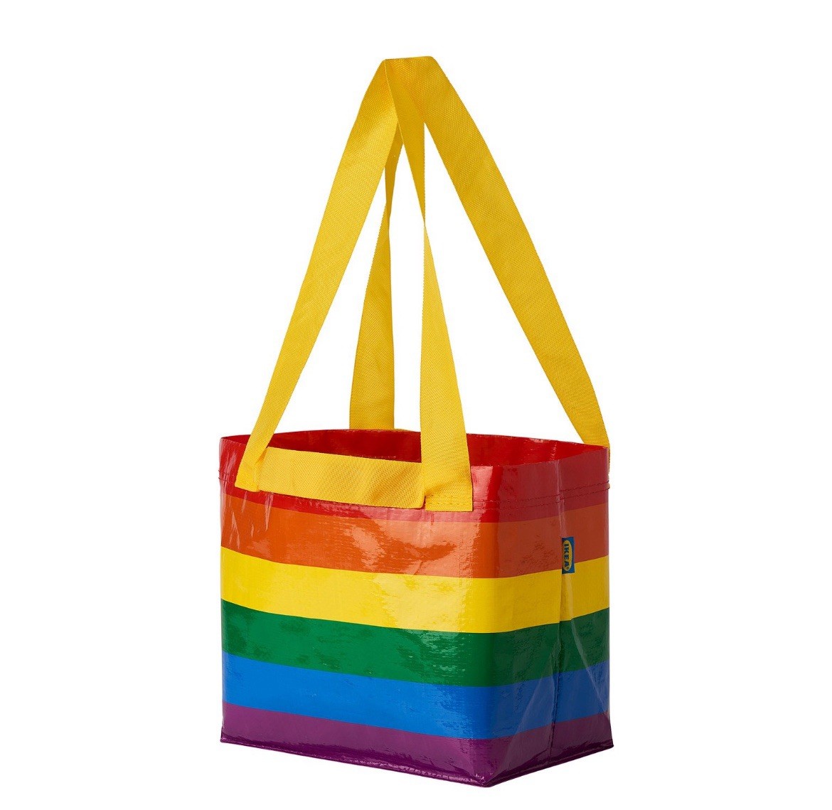 Two Ikea STORSTOMMA Reusable Small Rainbow(ish) Tote Pride
