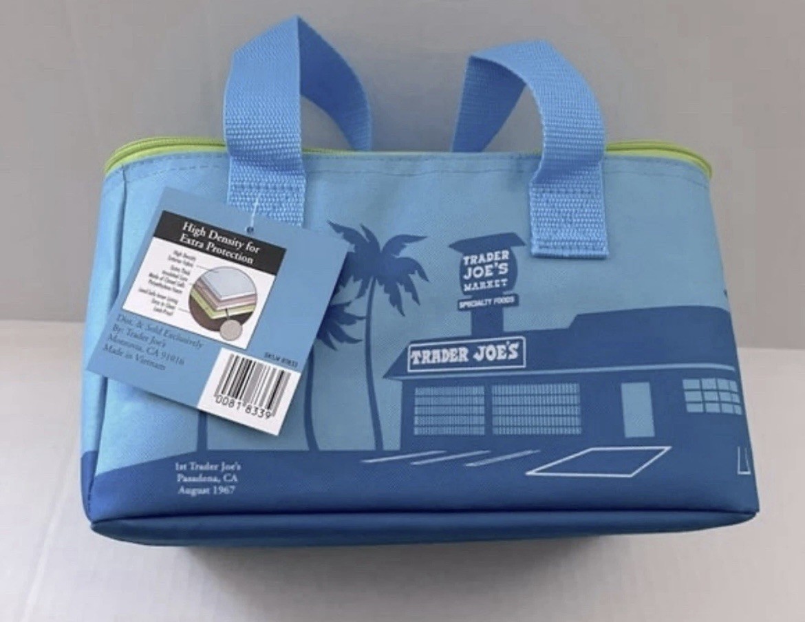 Trader Joe’s Mini Insulated Bag Light Blue August 2025 Release