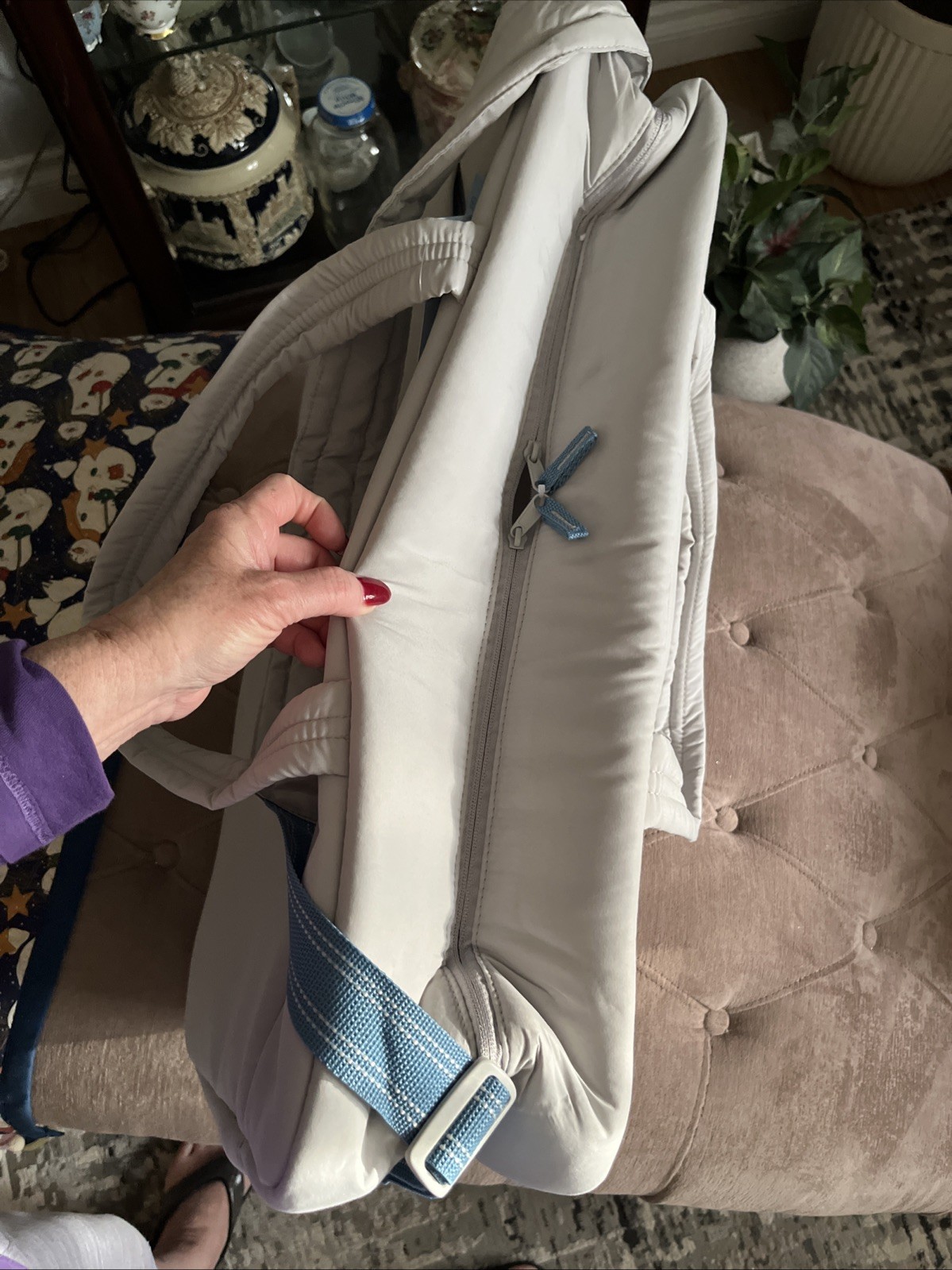 Keep Cool Insulated bag / Cooler Bag – Gray, Large w/ Front Pockets