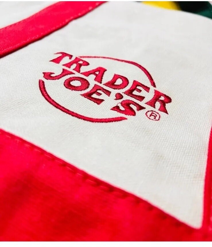 Trader Joe’s Mini Canvas Tote Bag RED Hottest It Bag Limited Christmas 🛍️ 🎄❤️