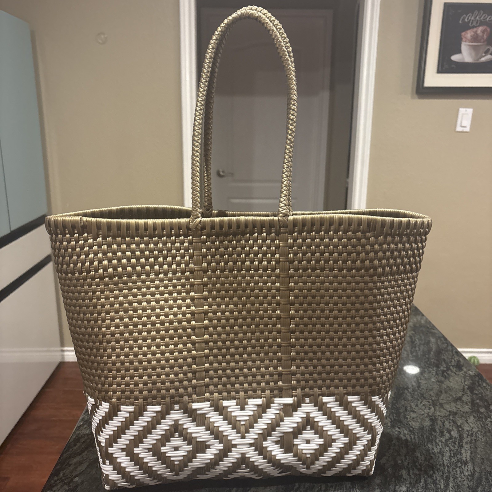 Mexican Tote Recycle Sturdy Plastic Reusable Multipurpose Carry Tote Bag Morral