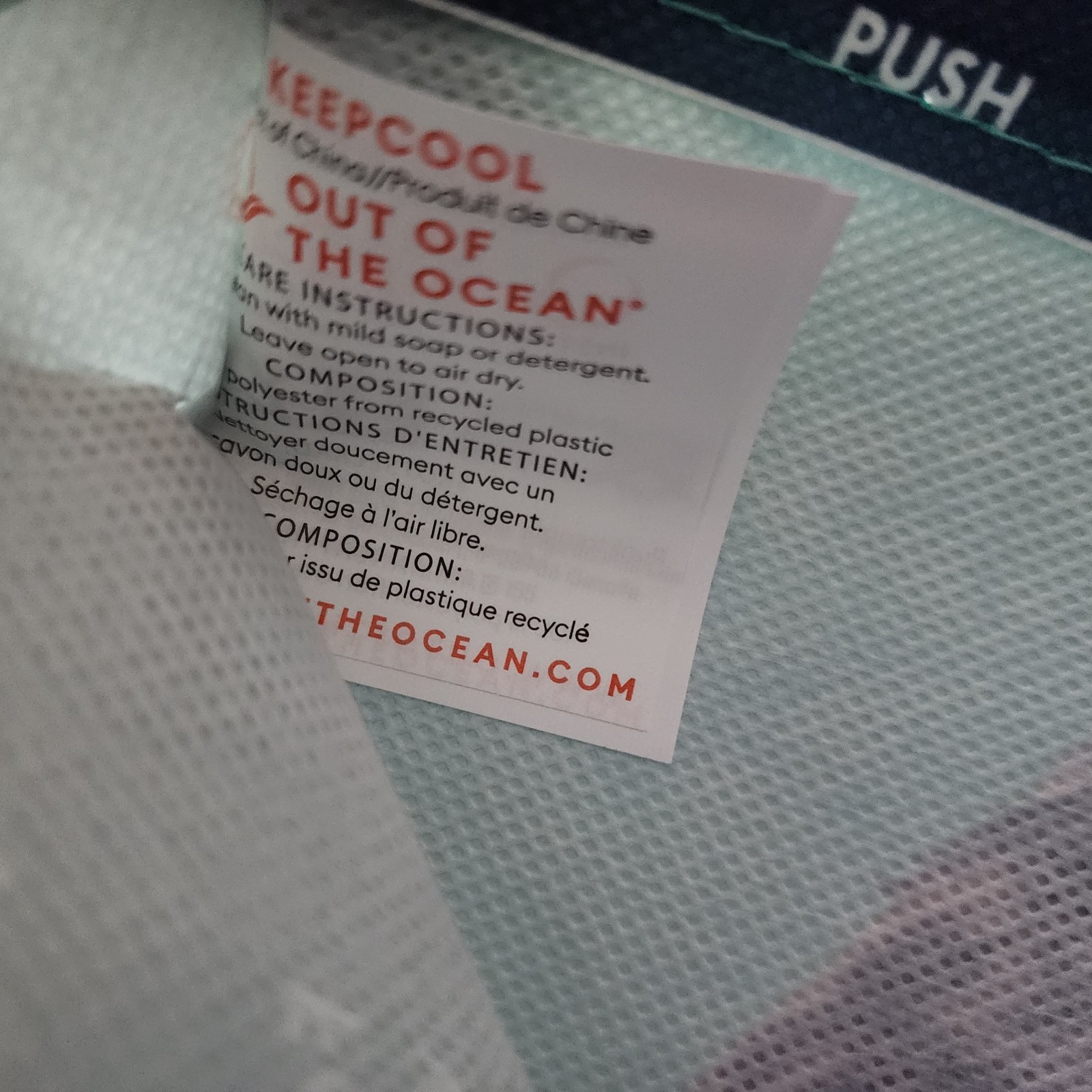 Costco UK Europe Ocean Seal Tote Bag Teal Green Blue New Shopper