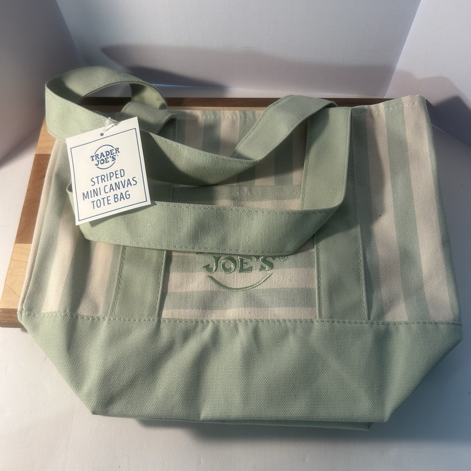 Trader Joe’s Striped Canvas Mini Tote Bag Set 4 Colors Summer 2026 Limited