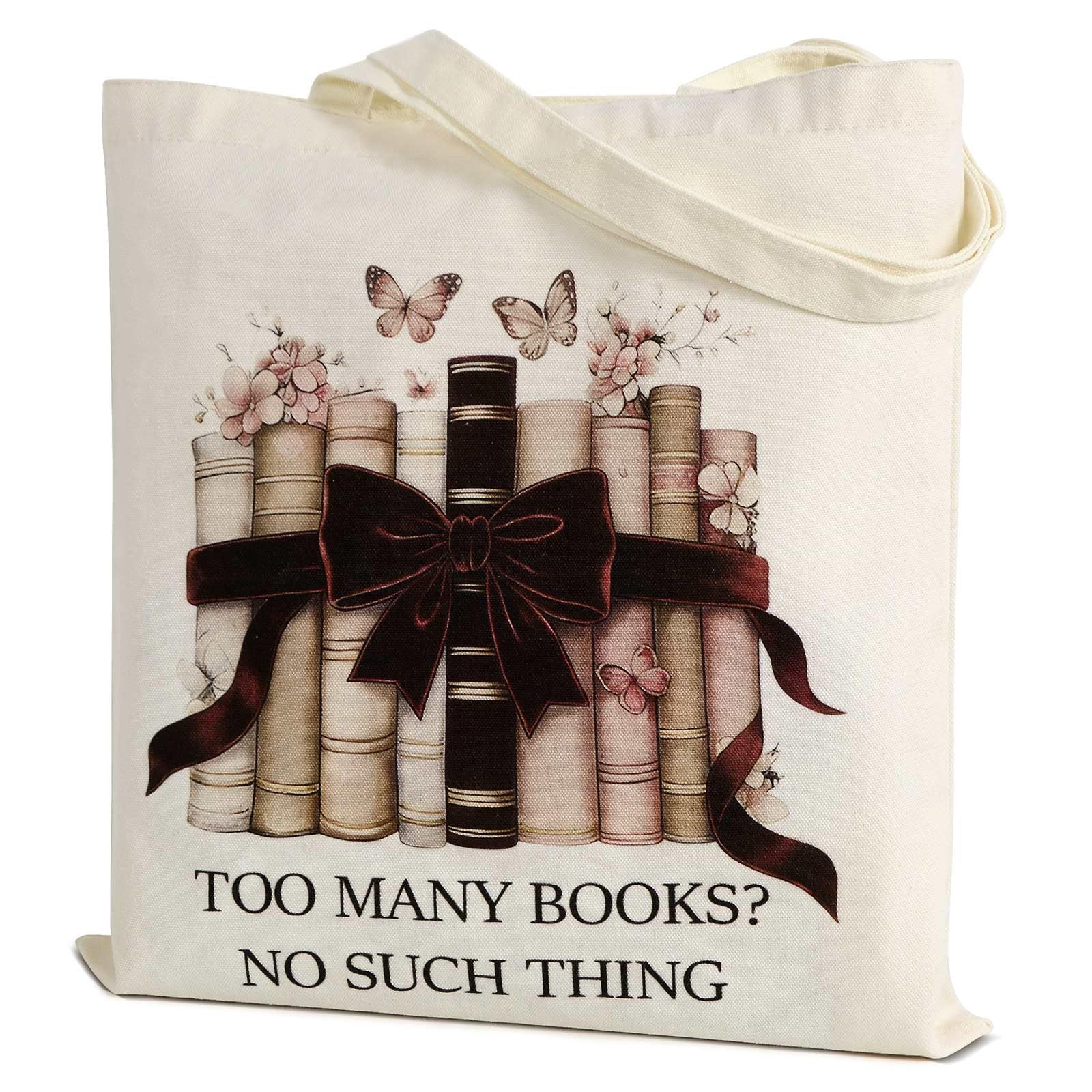 Tote Bag with Zipper Pocket, Canvas Tote Bag for – Reading Teacher Appreciati…