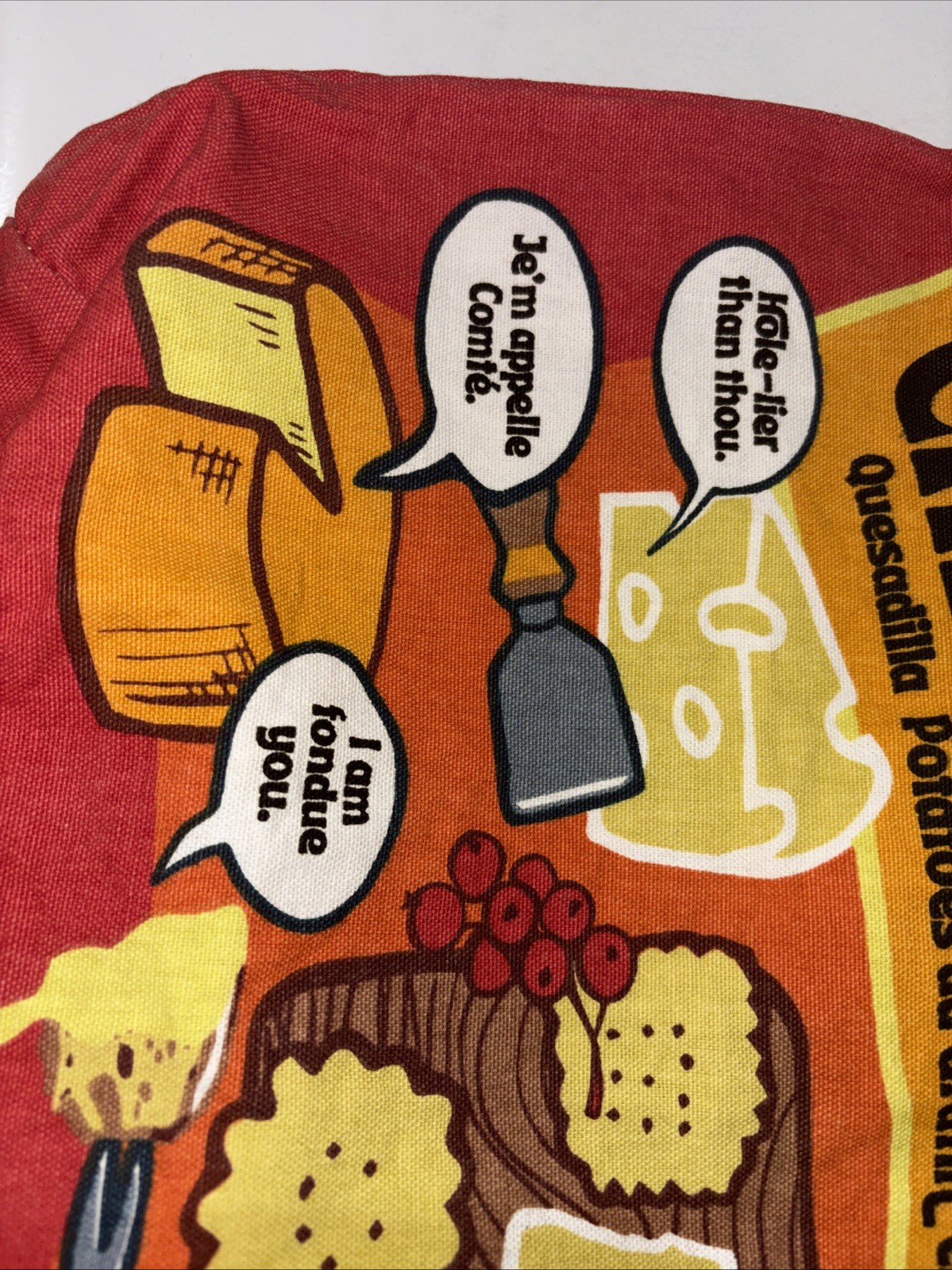 Trader Joes Cheese Tote Shopping Bag Experience Extravaganza Canvas Fun Graphic