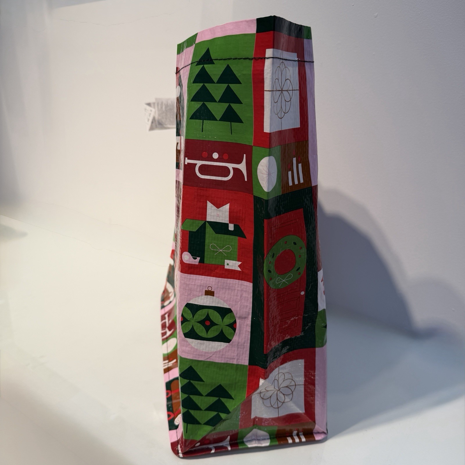 Set of 2 IKEA Vinterfint Christmas Medium Tote Reuseable Shopping Bag 36L 10 Gal