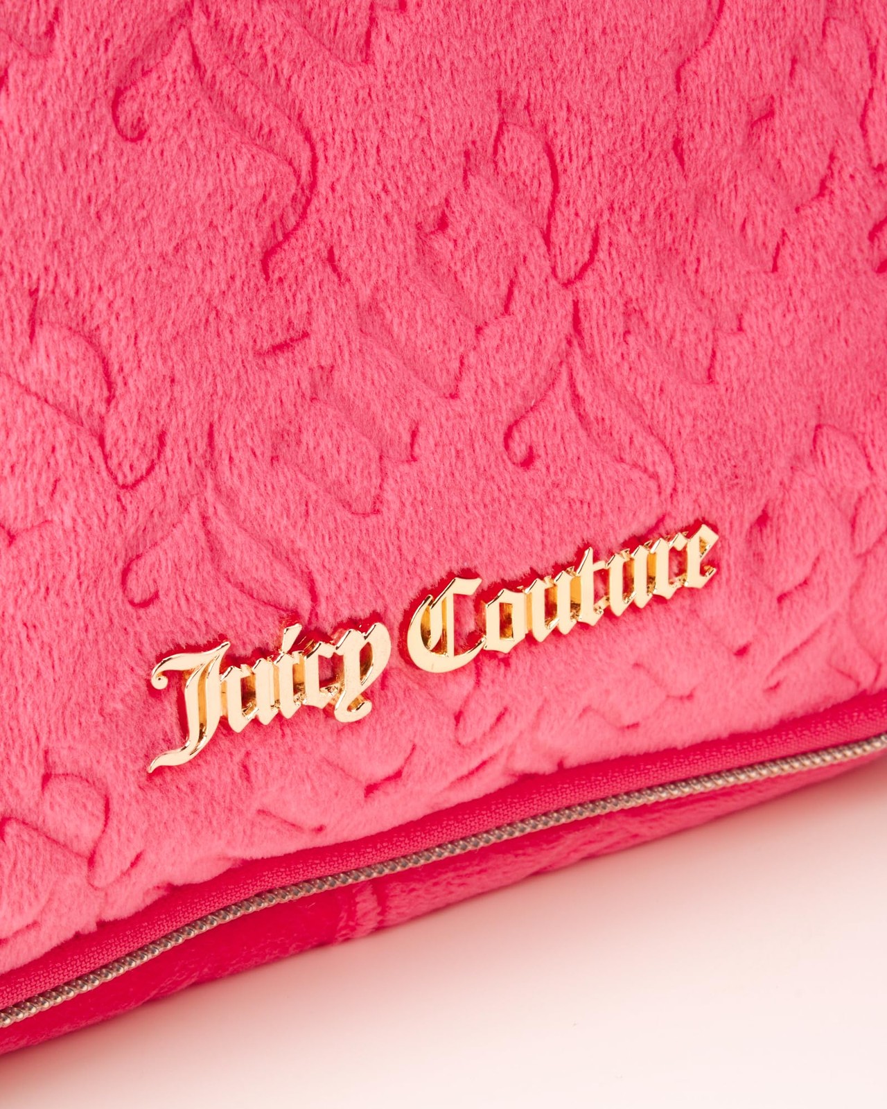 Juicy Couture Pink Makeup Bag Cosmetics Organizer Travel One Size,