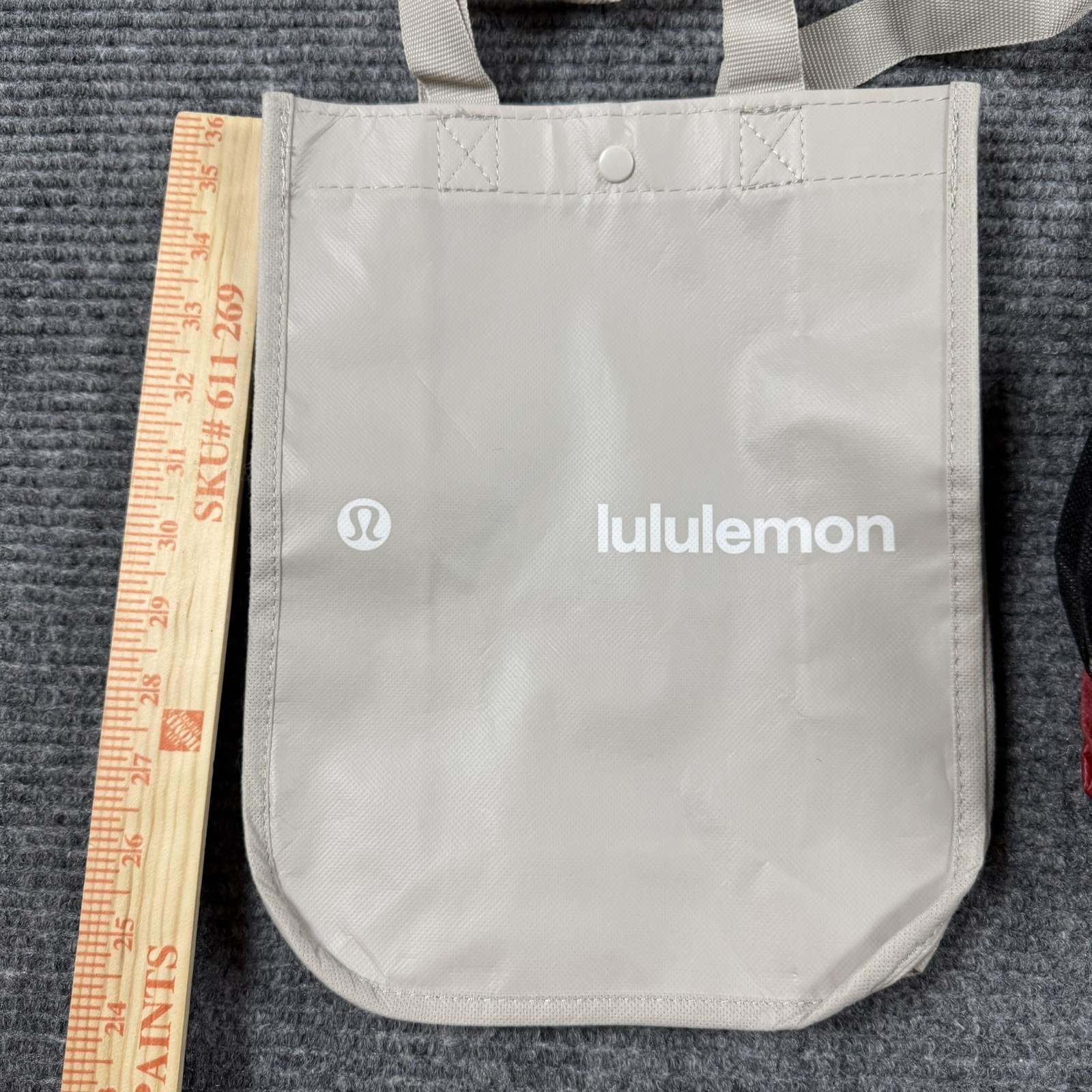 Lot Of 7 Lululemon Reusable Tote Shopping Bags Large And Small