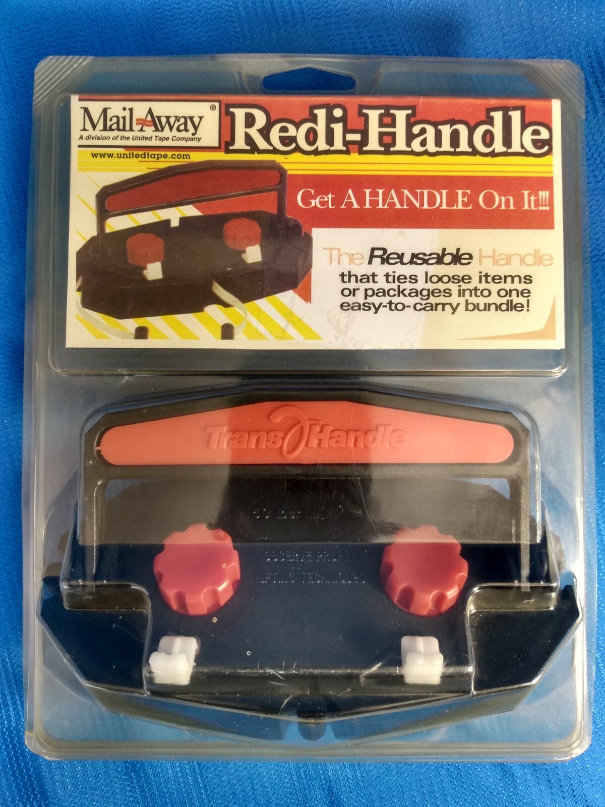 NEW Old Stock Redi-Handle Reusable Carry Handle 2 straps Sealed Vintage