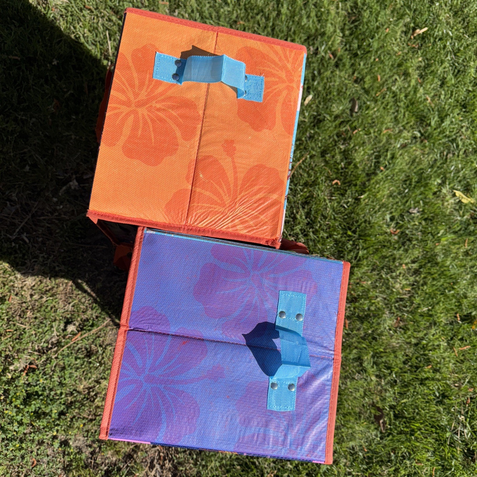 Trader Joe’s Stand Up Collapsible Grocery Shopping Tote (2-Pack)
