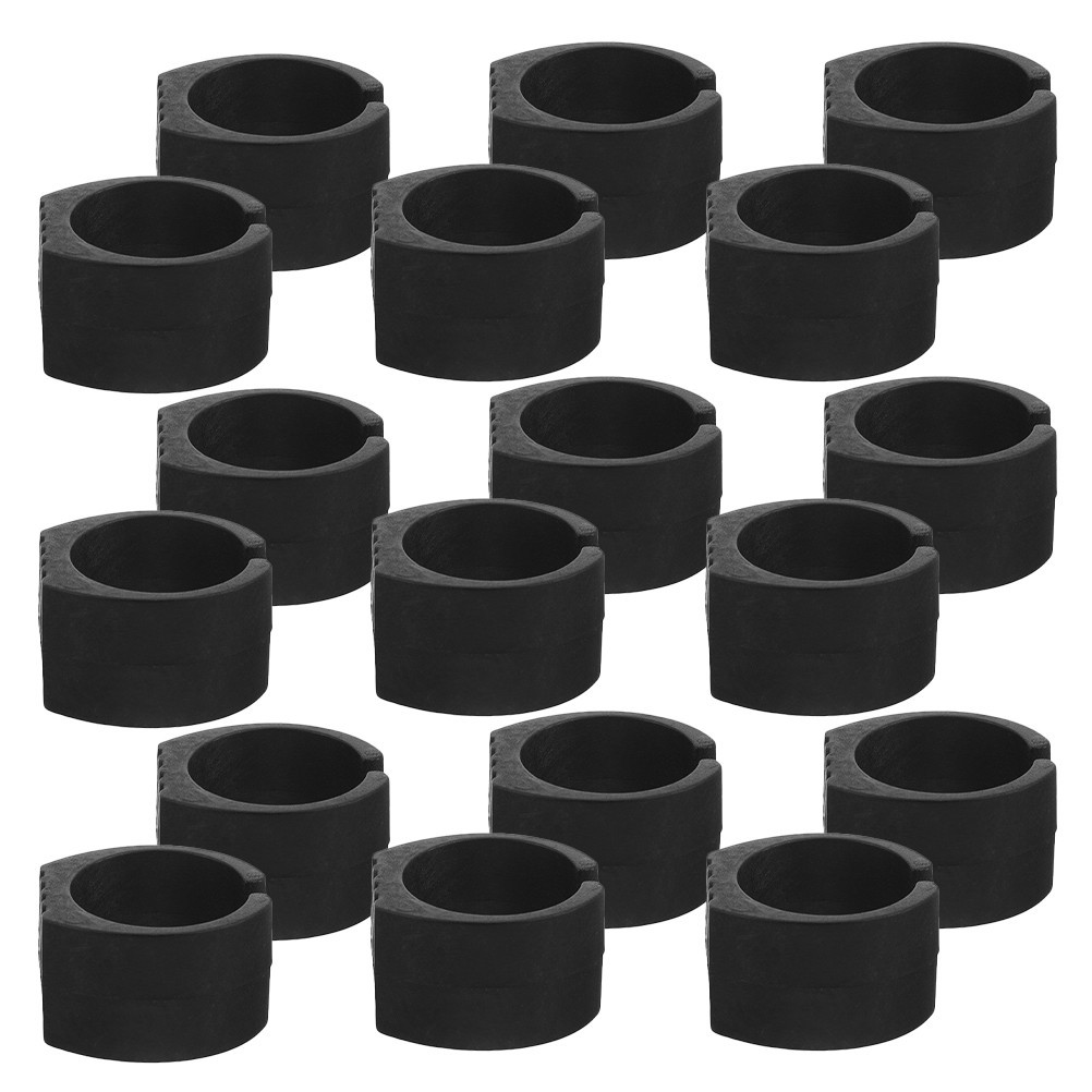 20Pcs Reusable Folding Cart Mats Non Slip Utility Shopping Cart Parts Black