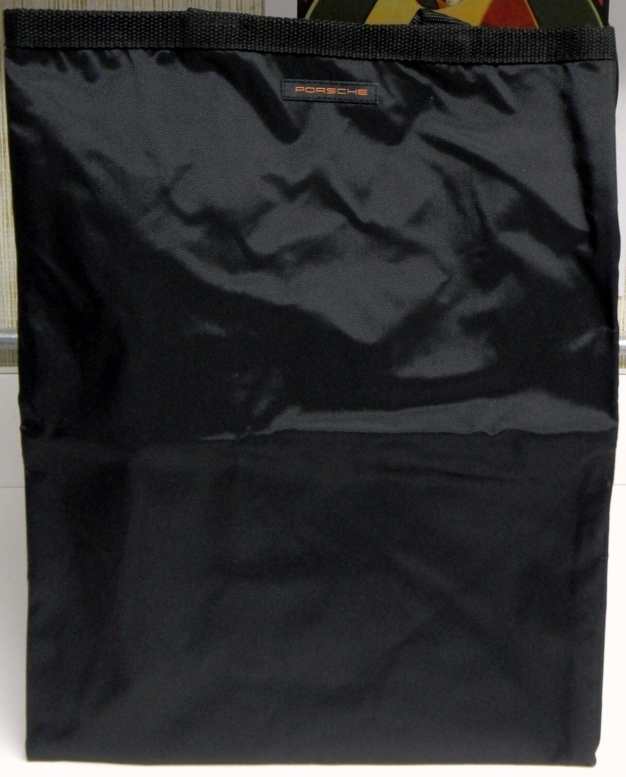 Porsche 31585 Go Green Grocery Black Bag 9″ x 12″ x 15″
