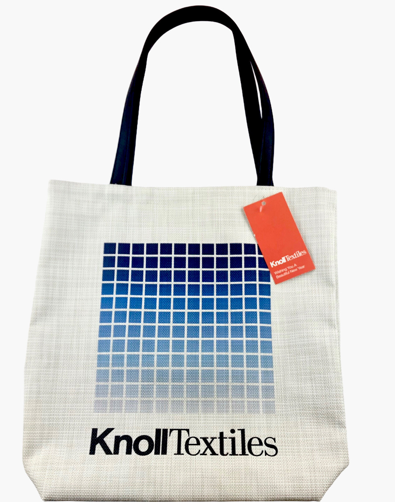 Knoll Textiles Fabrics Upholstery Design Vinyl Promo Gift Shopping Bag Tote NEW