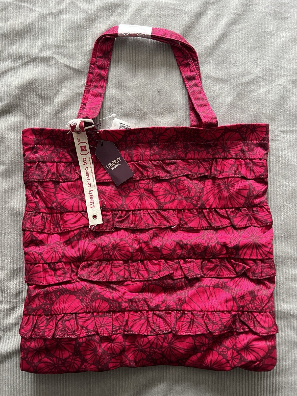 Liberty of London Fabrics x Gap Product (RED) Cotton Floral Tote NEW! RARE!