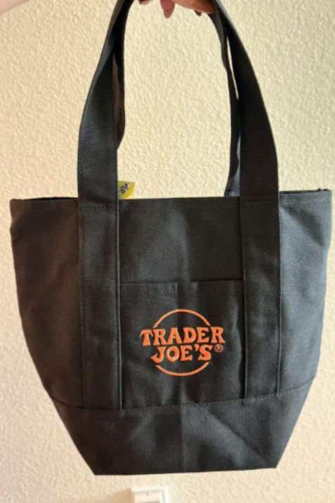 Nine colors Trader Joe’s Mini Pastel Canvas Tote Bag Simple canvas bag Foldable