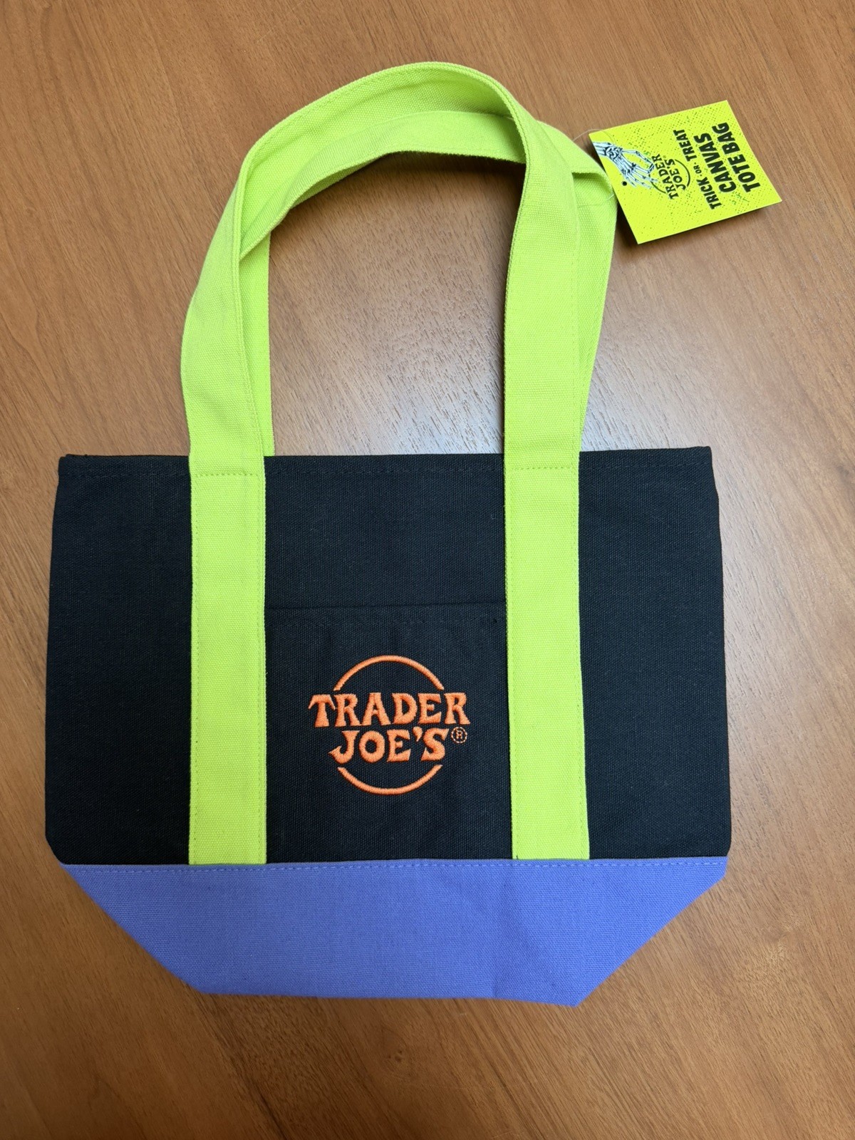 Trader Joe’s Mini Canvas Tote Bag Multicolor Limited Edition – BRAND NEW (2025)