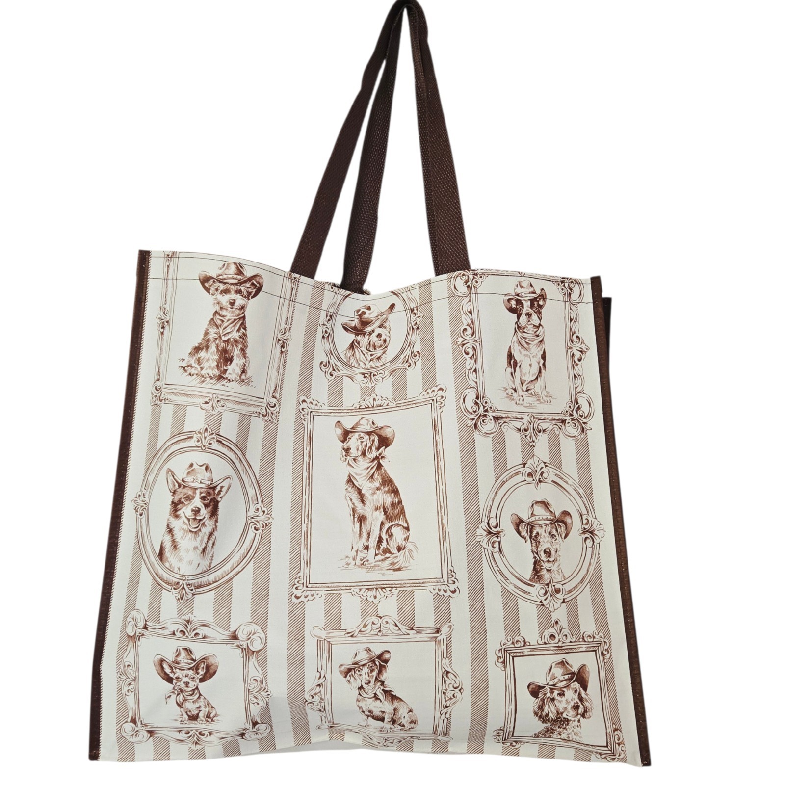 Dog Dogs Dachshund Western Pictures Picture Frames Collage Tote Bag Marshalls