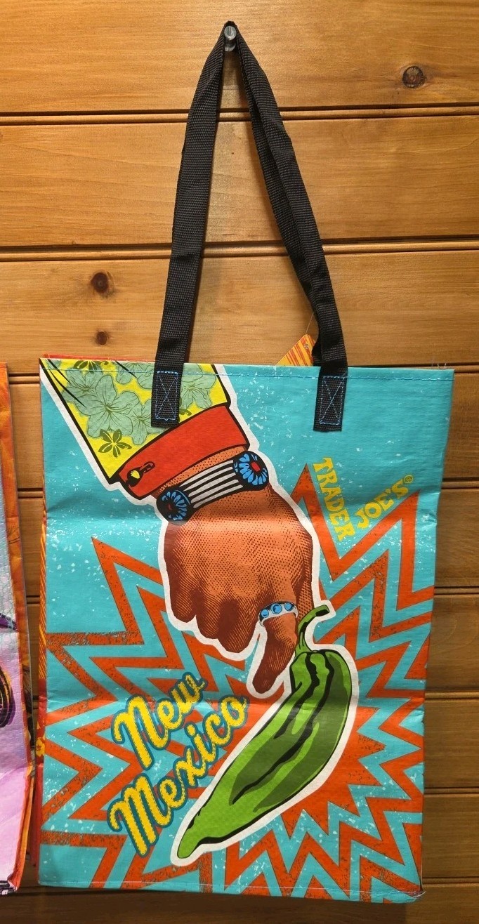 Lot Of 3 Trader Joe’s Reusable Bags / Totes- Florida, Louisiana & New Mexico T-8