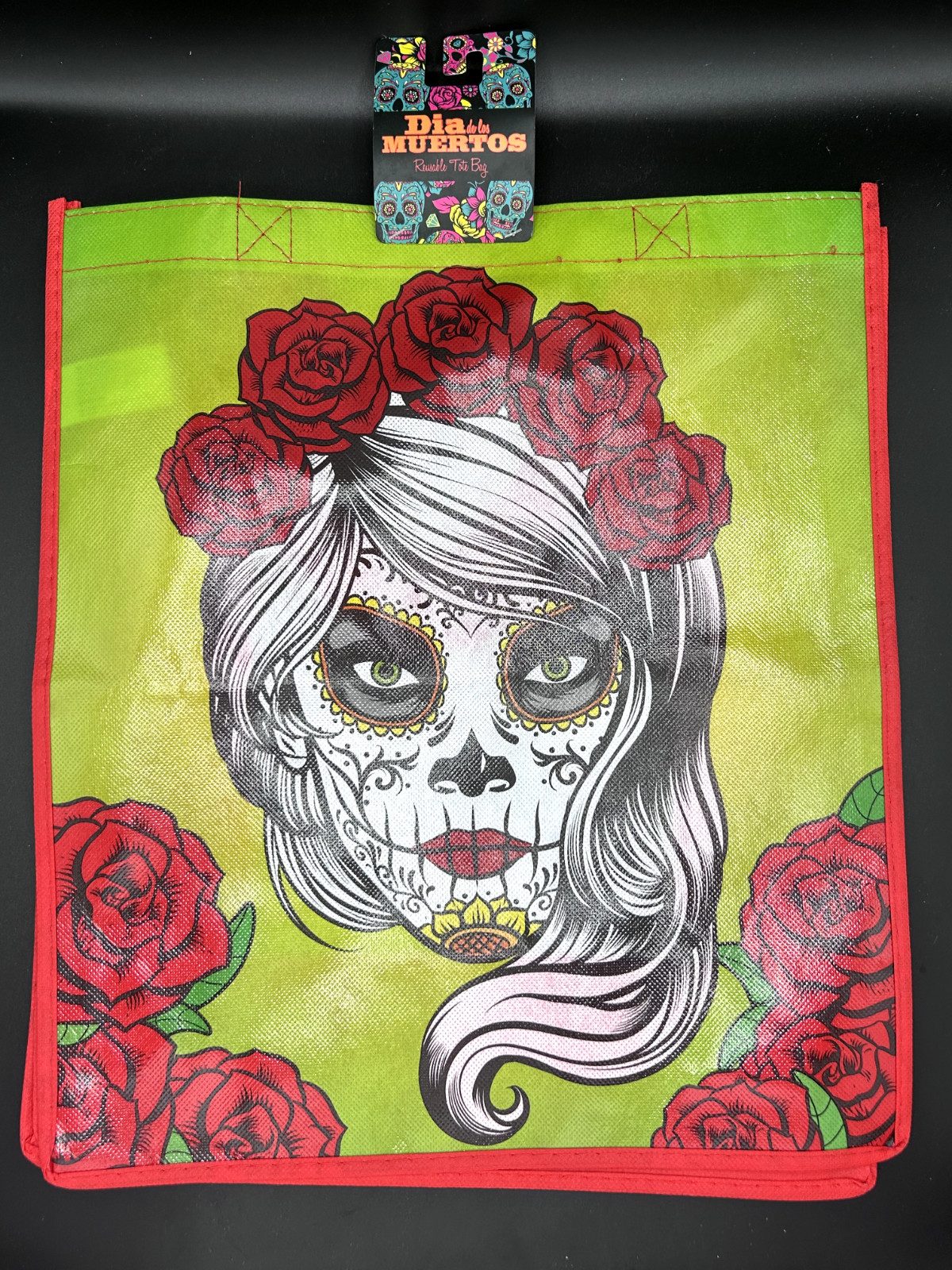 Dia de Muertos Reuseable Tote Bag