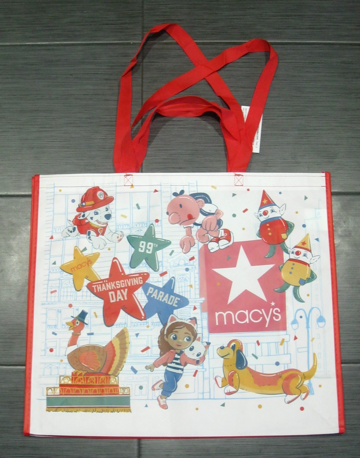 Macy’s THANKSGIVING DAY PARADE 2025 Tote Bag New York City NYC New w/Tag