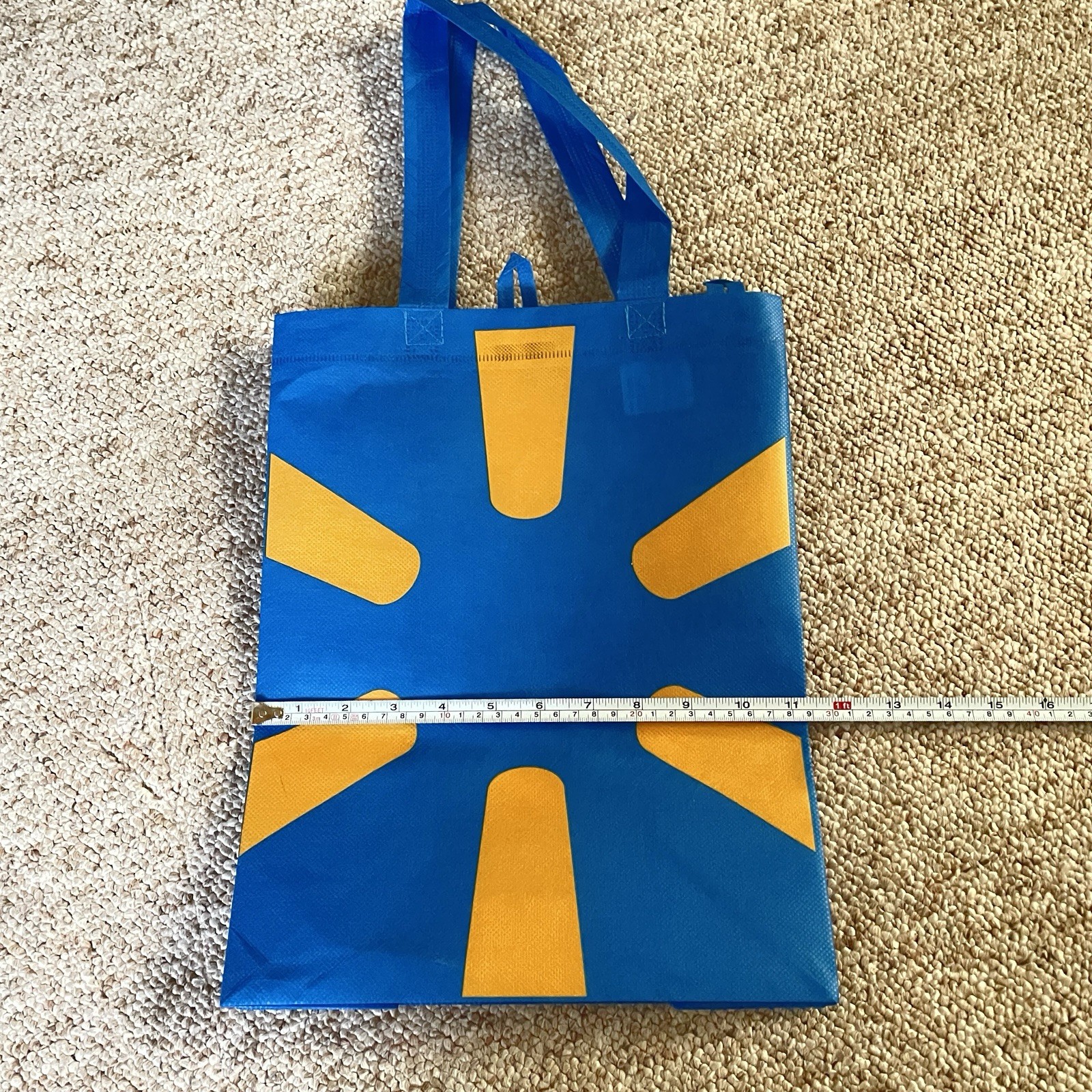 4 Pieces Walmart Reusable Shopping Bag Recycle Groceries Bag Blue