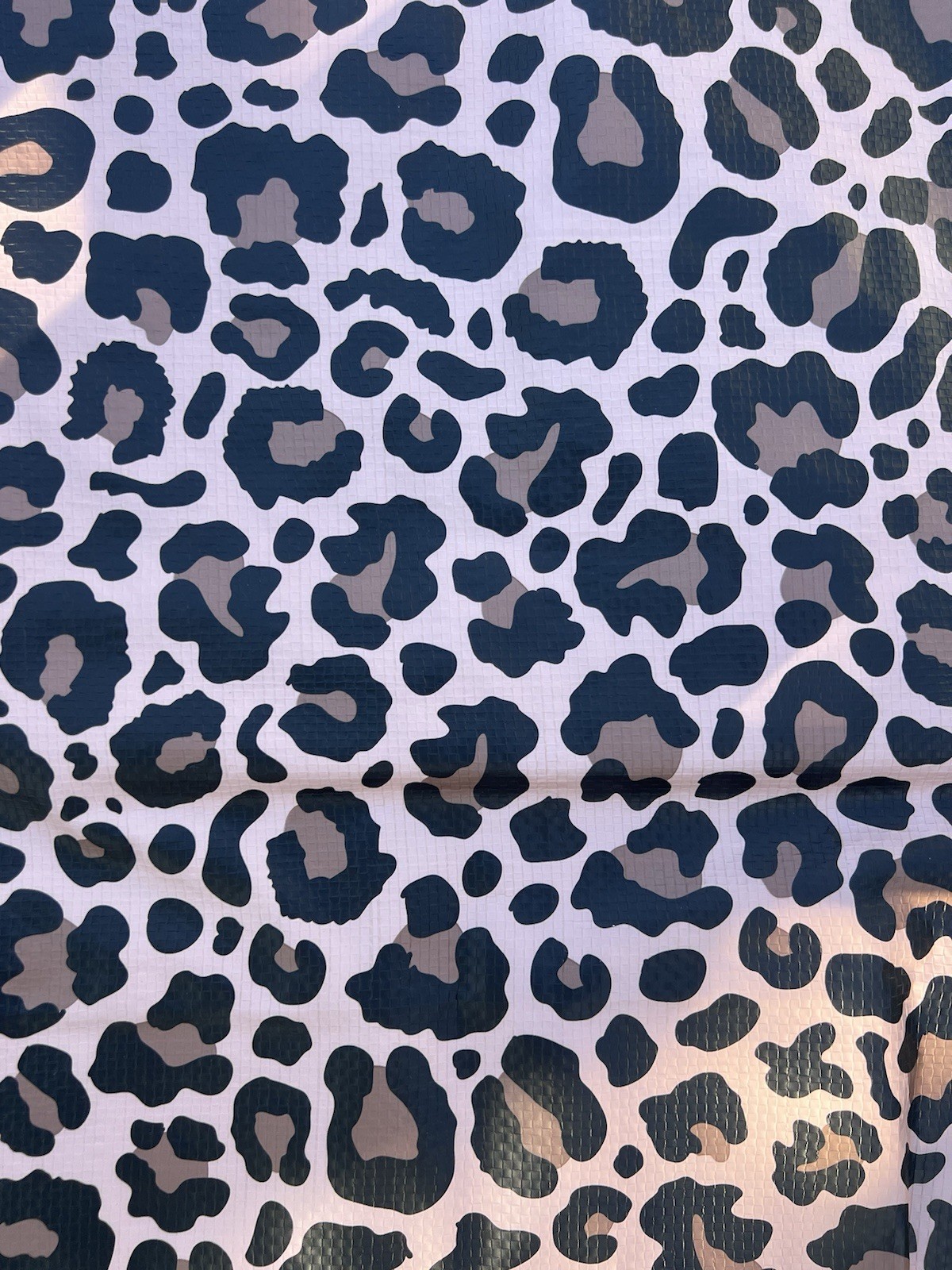 REUSABLE SHOPPING TRAVEL TOTE BAG CHEETAH PRINT ECO FRIENDLY BURLINGTON