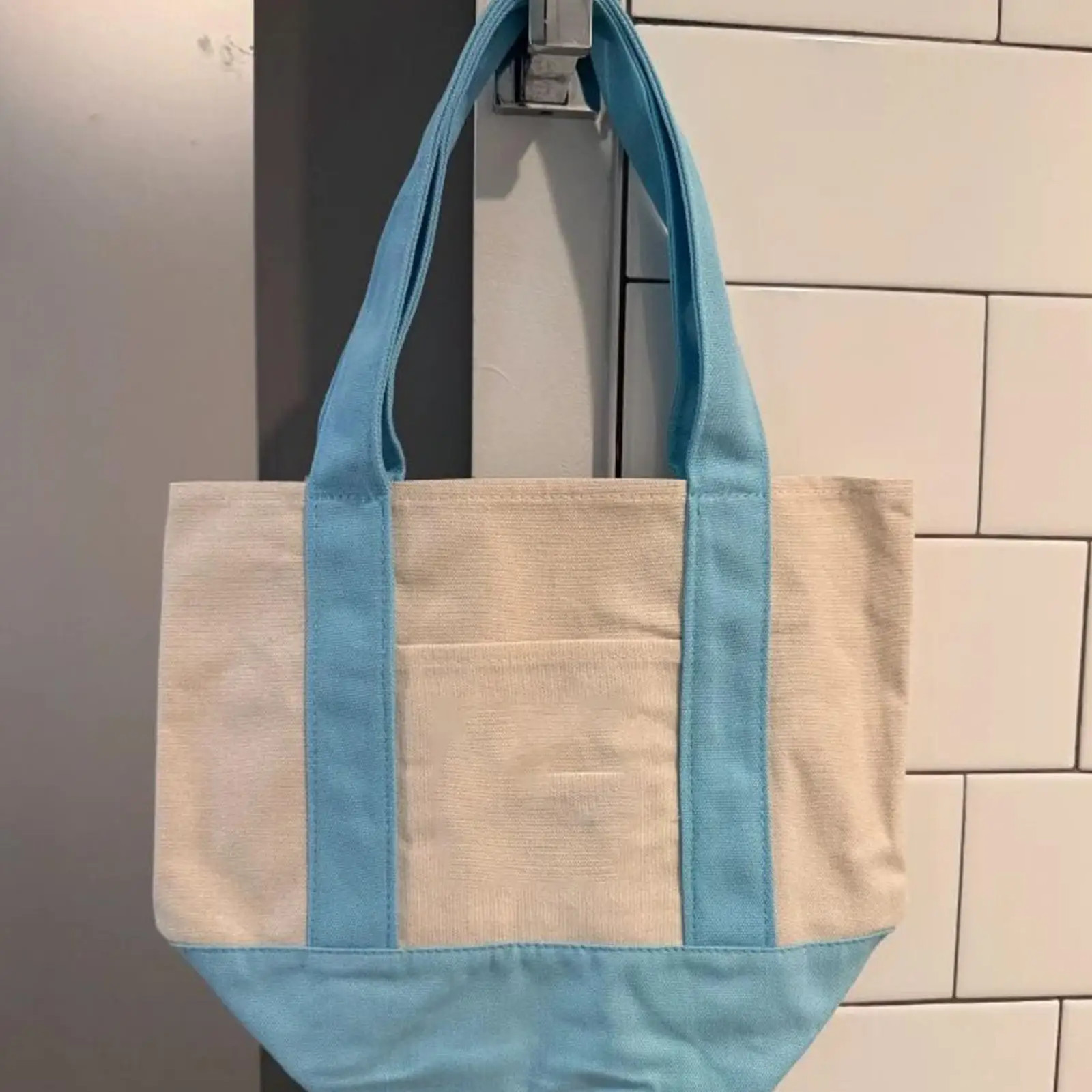 Canvas Tote Bag Large Canvas Tote Bag Reusable Grocery Carrier Fashionable