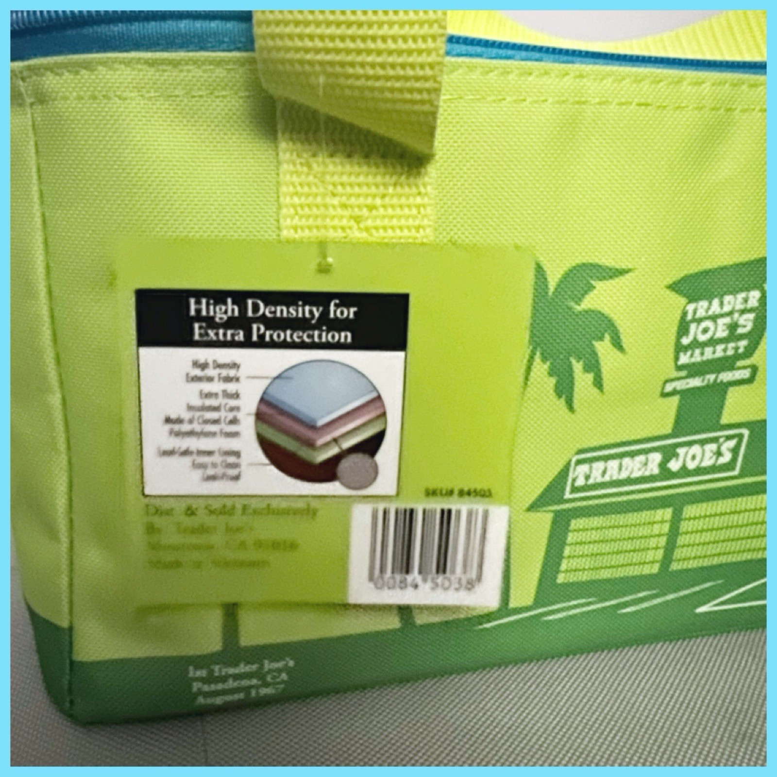 Trader Joe’s Summer 2026 Mini Insulated Bag Limited Edition 1.5 Gal Lime Green