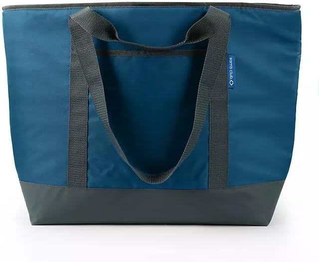 Keep Frozen Dual Carry Shopper Bag Dark Blue Insulated with Handles Large New