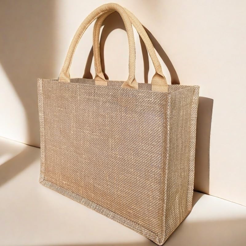 20 PCS burlap tote bags jute bridesmaid gift burlap gift bags with handles le…