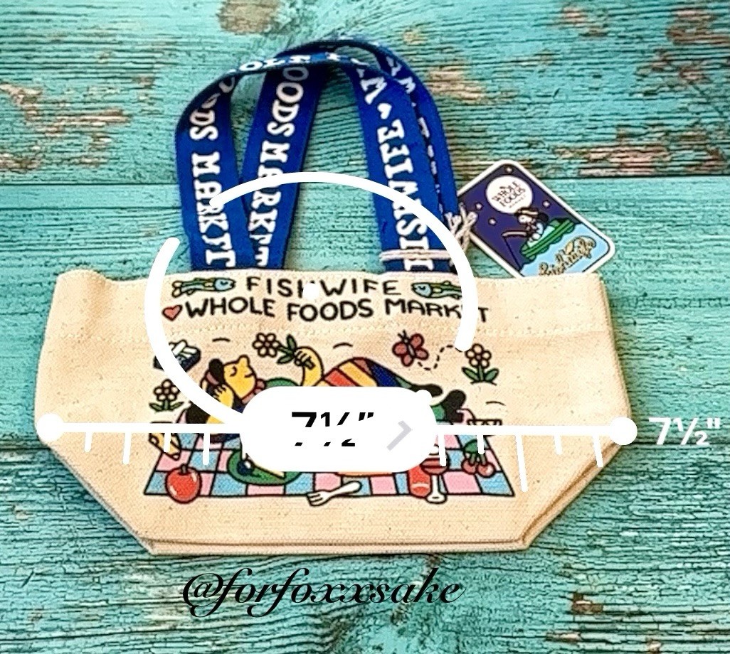 NWT Fishwife x Whole Foods Micro Tote Limited Edition