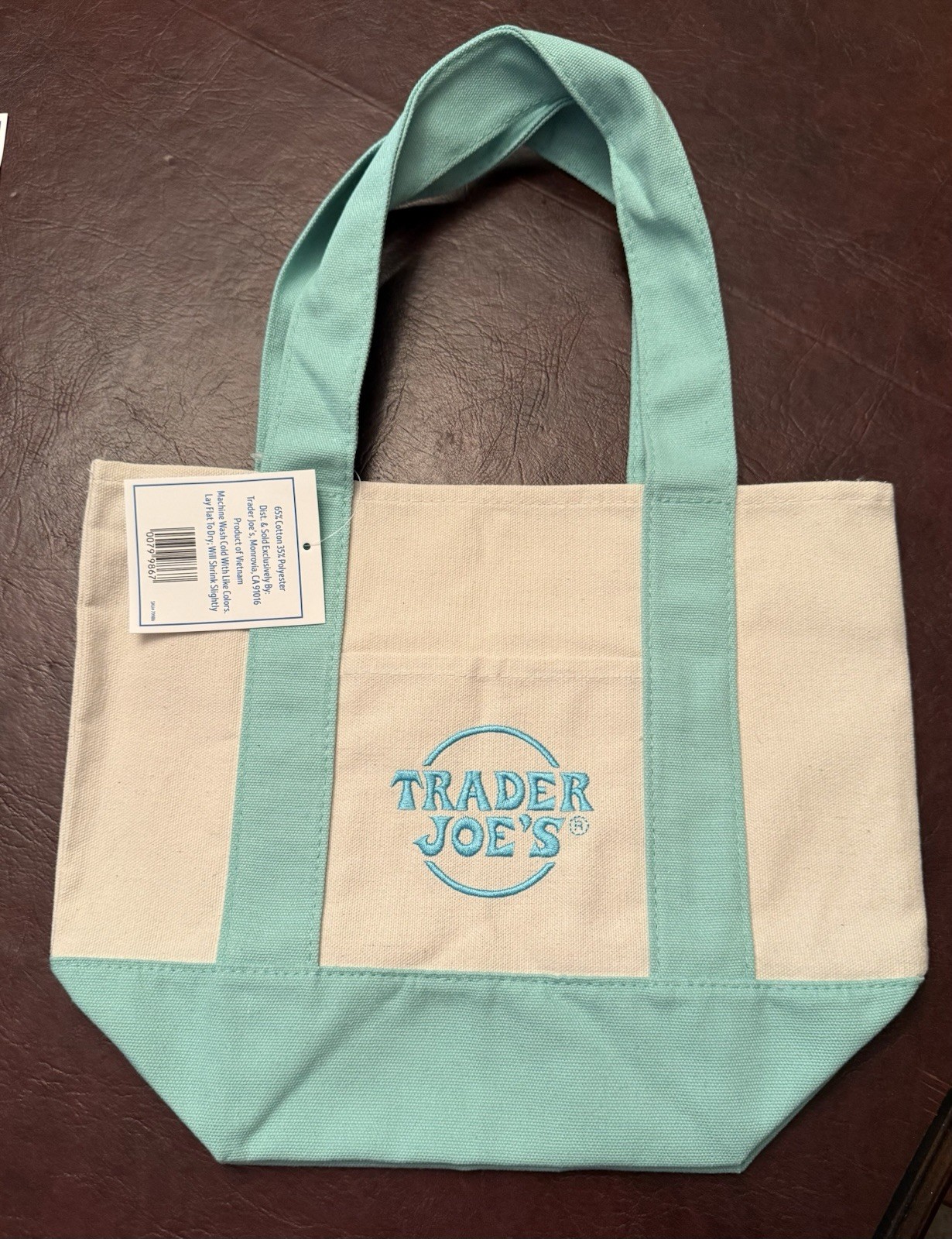 Trader Joe’s Mini Pastel Canvas Tote Bags Set of 4 Easter Colors 2026 Limited.