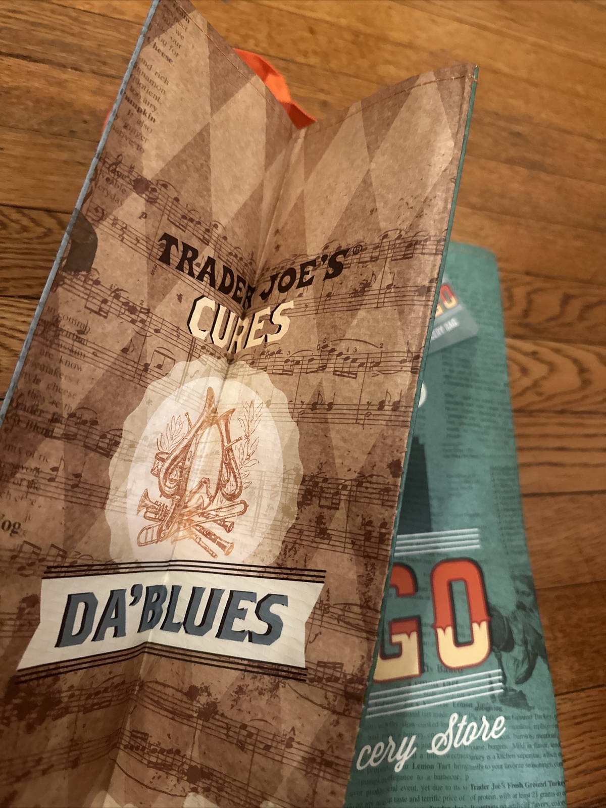 Trader Joe’s Chicago Bag Grocery Shopping Reusable Tote Bag Chicago Skyline NWT