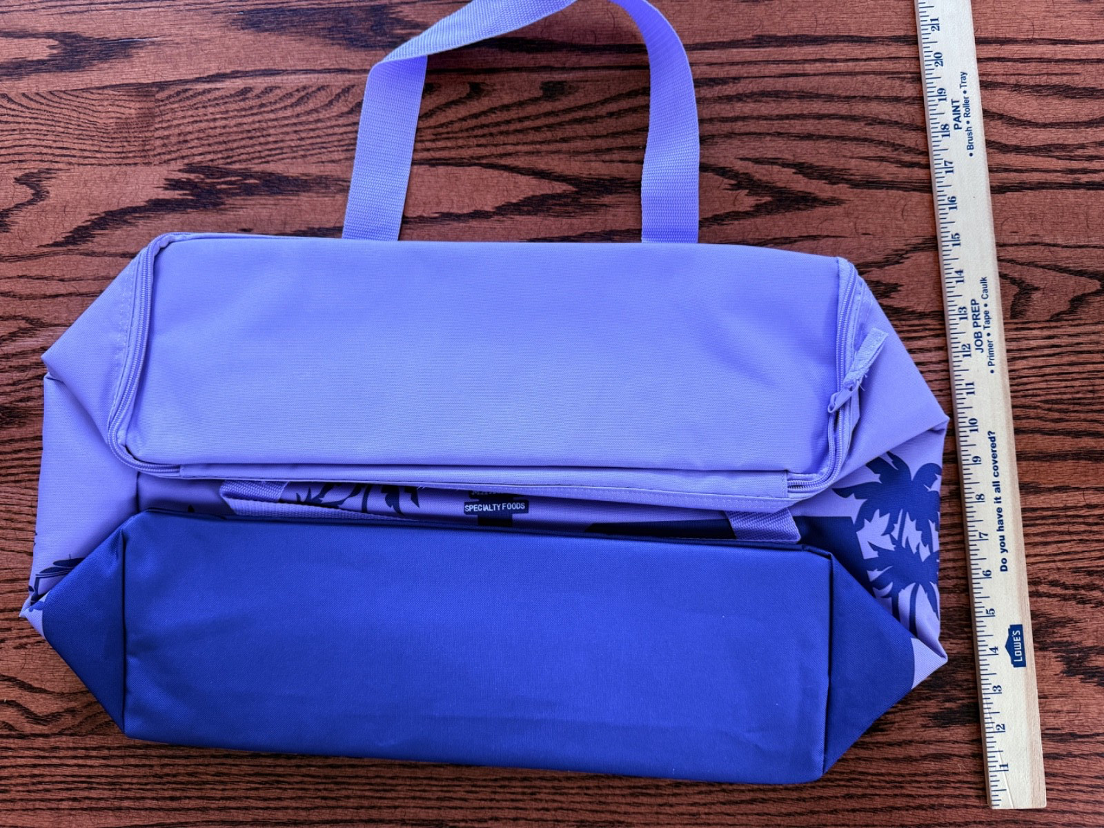 2026 Trader Joe’s Purple Rain Large Insulated Bag 8 Gal Cooler Tote Limited NEW
