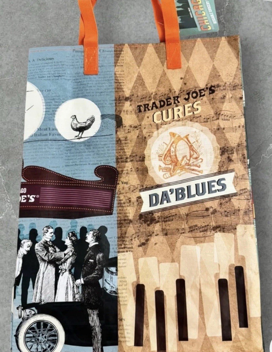 Trader Joe’s ERROR Chicago Reusable Shopping Grocery Bag tote – NWT SHIPS FLAT