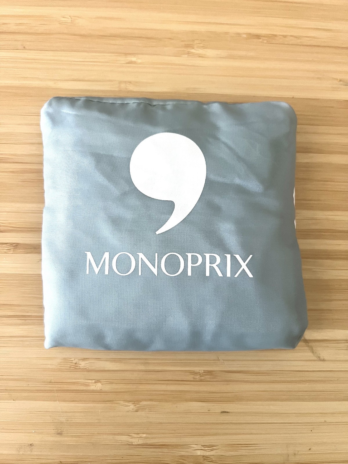 Monoprix French Reusable Grocery Shopping Bag-Light Green-Bonjour!