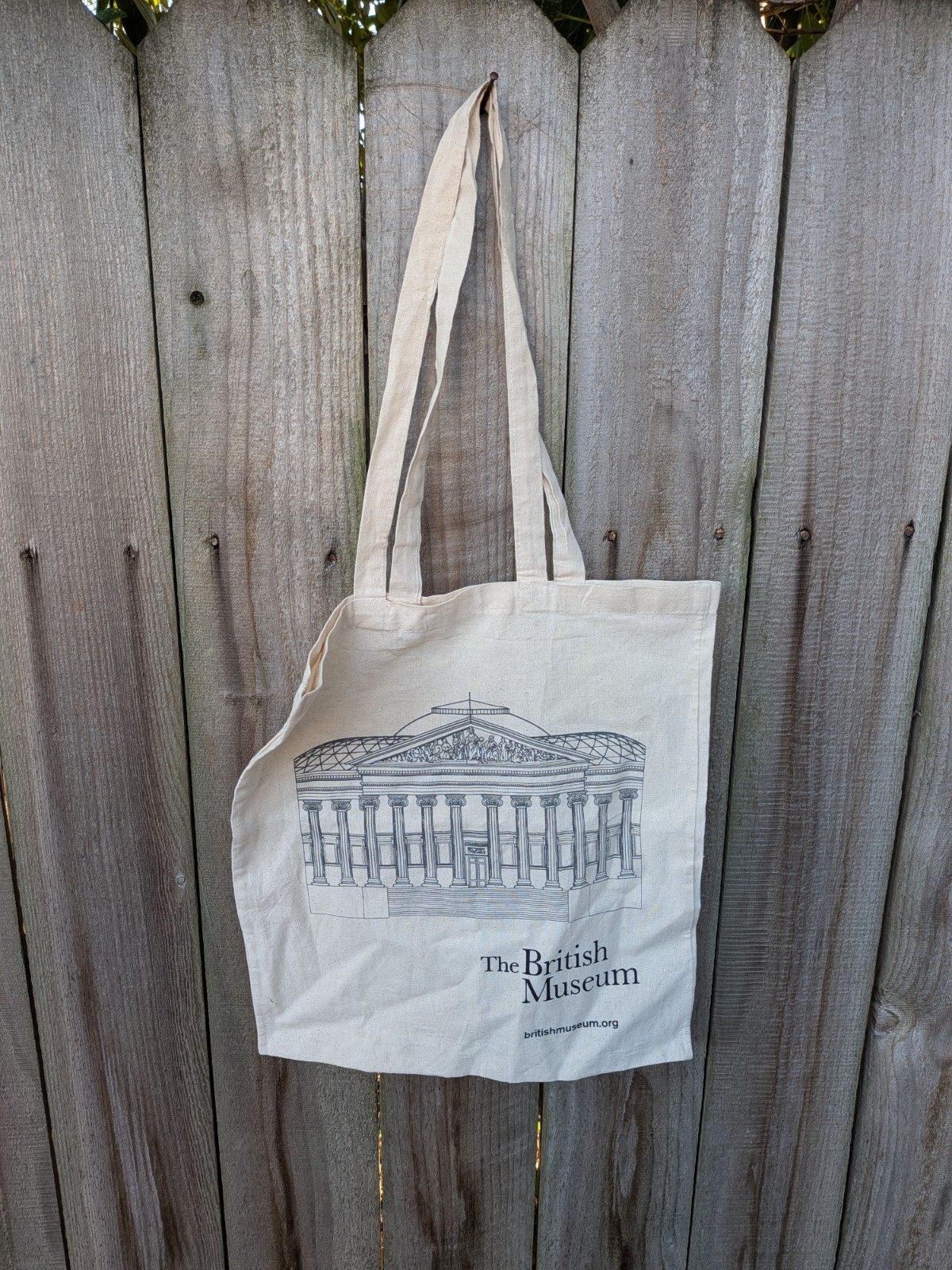 The British Museum Tote Bag 100% Cotton 15 in x 16 in
