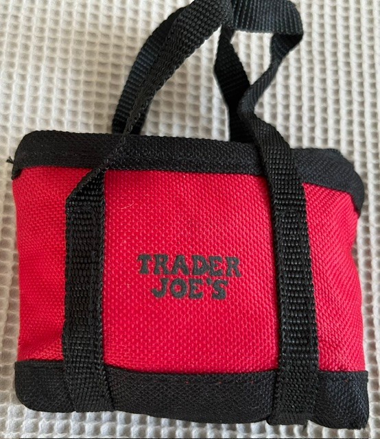 Trader Joe’s Micro Mini 3″ x 4″ Tote Bag + Foldable Nylon Shopping Bag