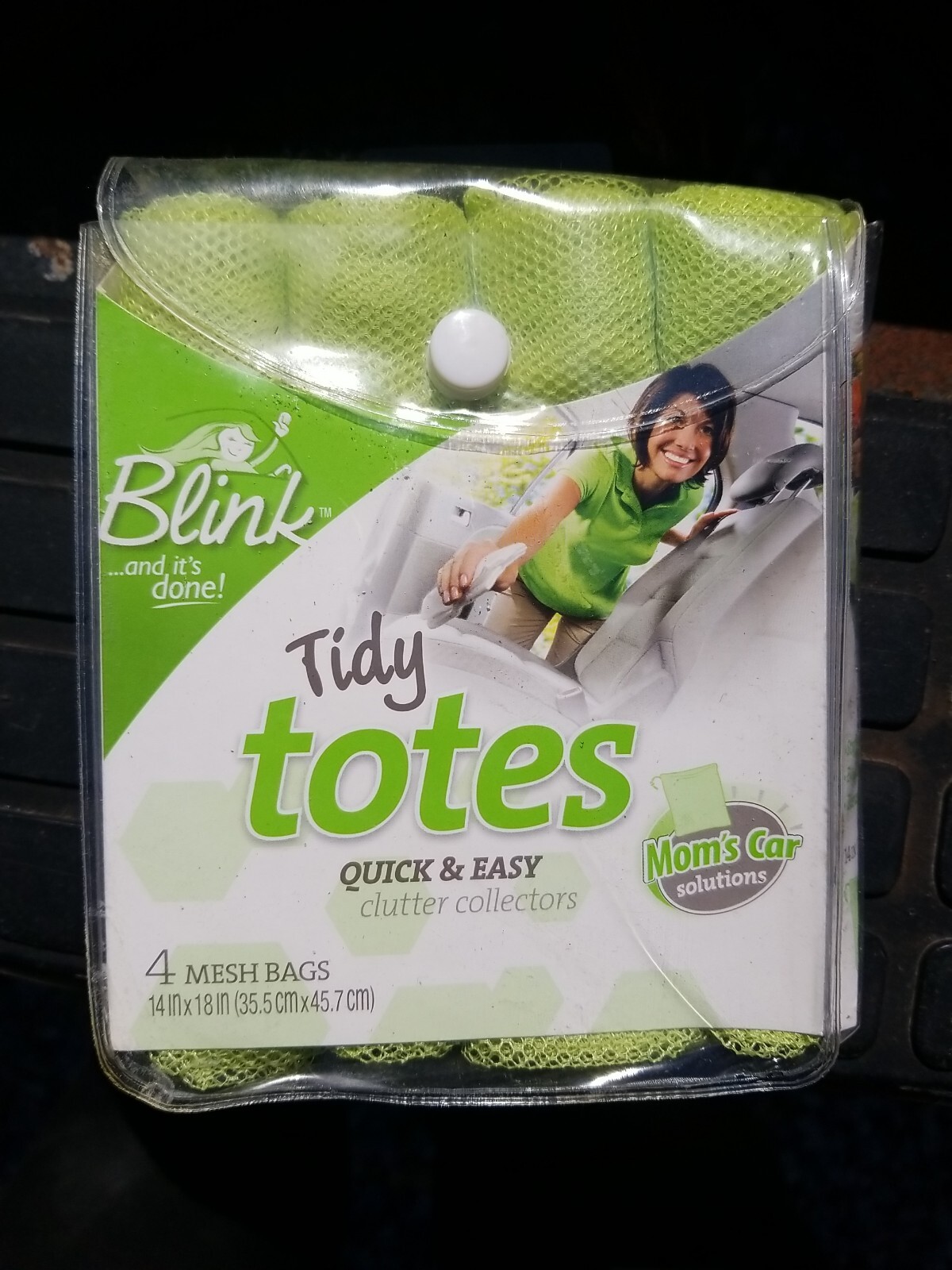 Blink Tidy Totes 4 Mesh bags BL004 P-3425 Expandable and reusable 14″ by 18″