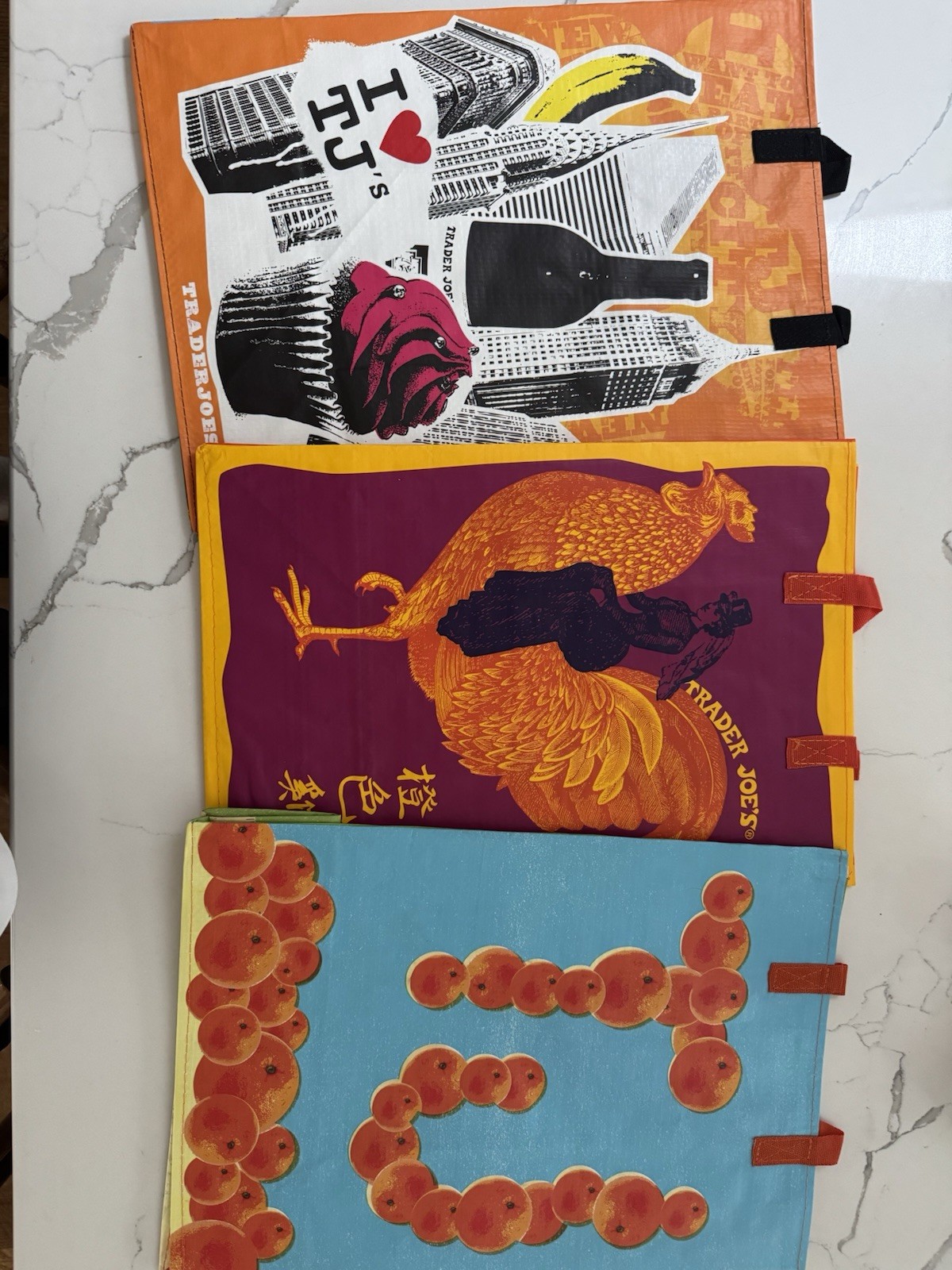 Trader Joe’s Mystery Pack Bags. New York, Florida, And Orange Chicken