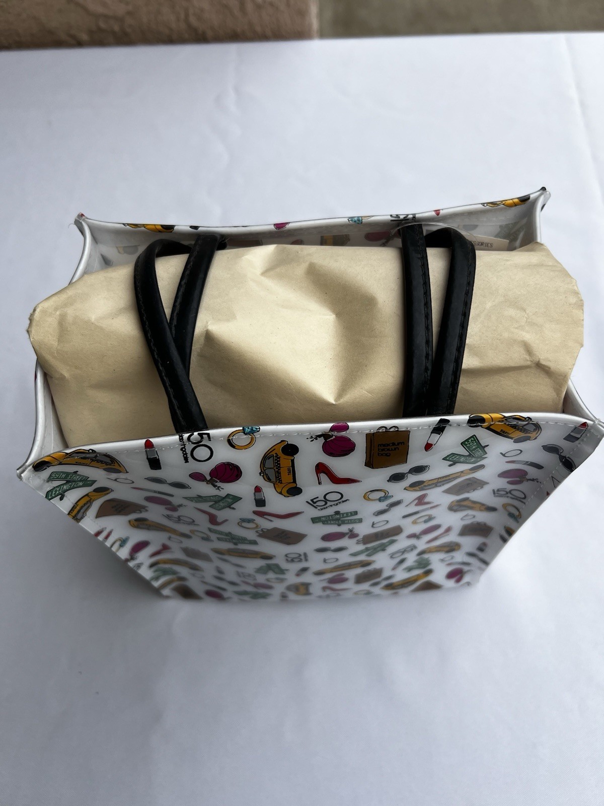 Bloomingdale’s Collectable Rare “150 Celebration” Plastic Tote w/ handles