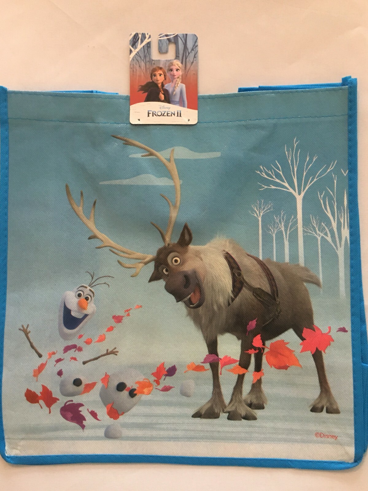 Frozen Tote Bag Olaf & Sven Disney Reusable Shopping Bag New w/Tag NWT ⛄