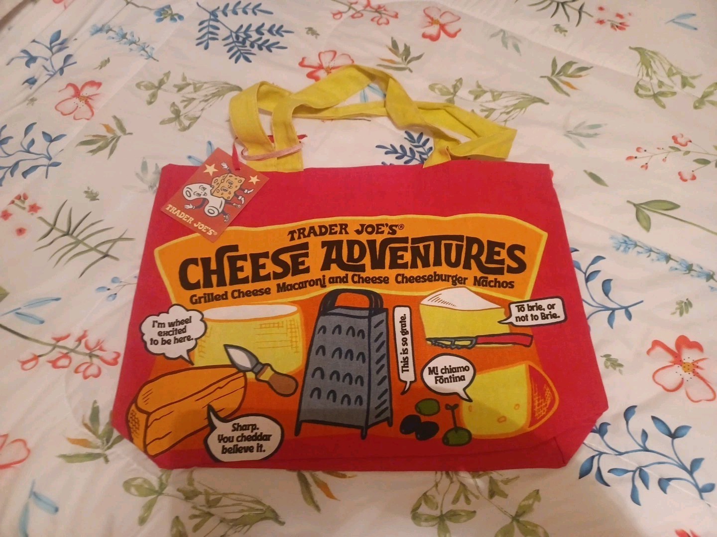 🧀NEW Trader Joe’s Cheese Adventures Experience Reusable Canvas Bag