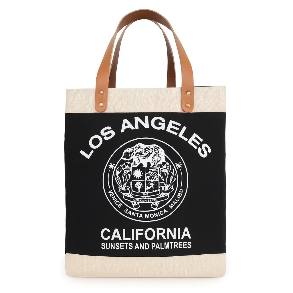 Farmers market shopping bag, Premium Jute, Cotton and Canvas with Leather Han…