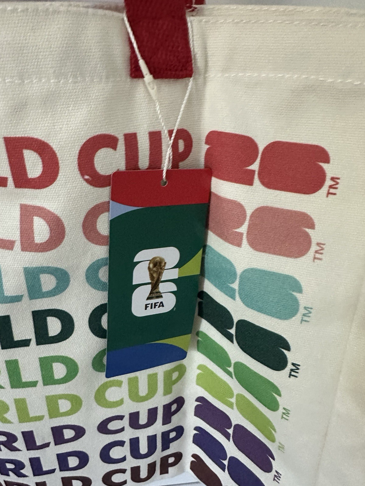 FIFA World Cup 2026 Reusable Tote & 2 packs of FIFA stickers
