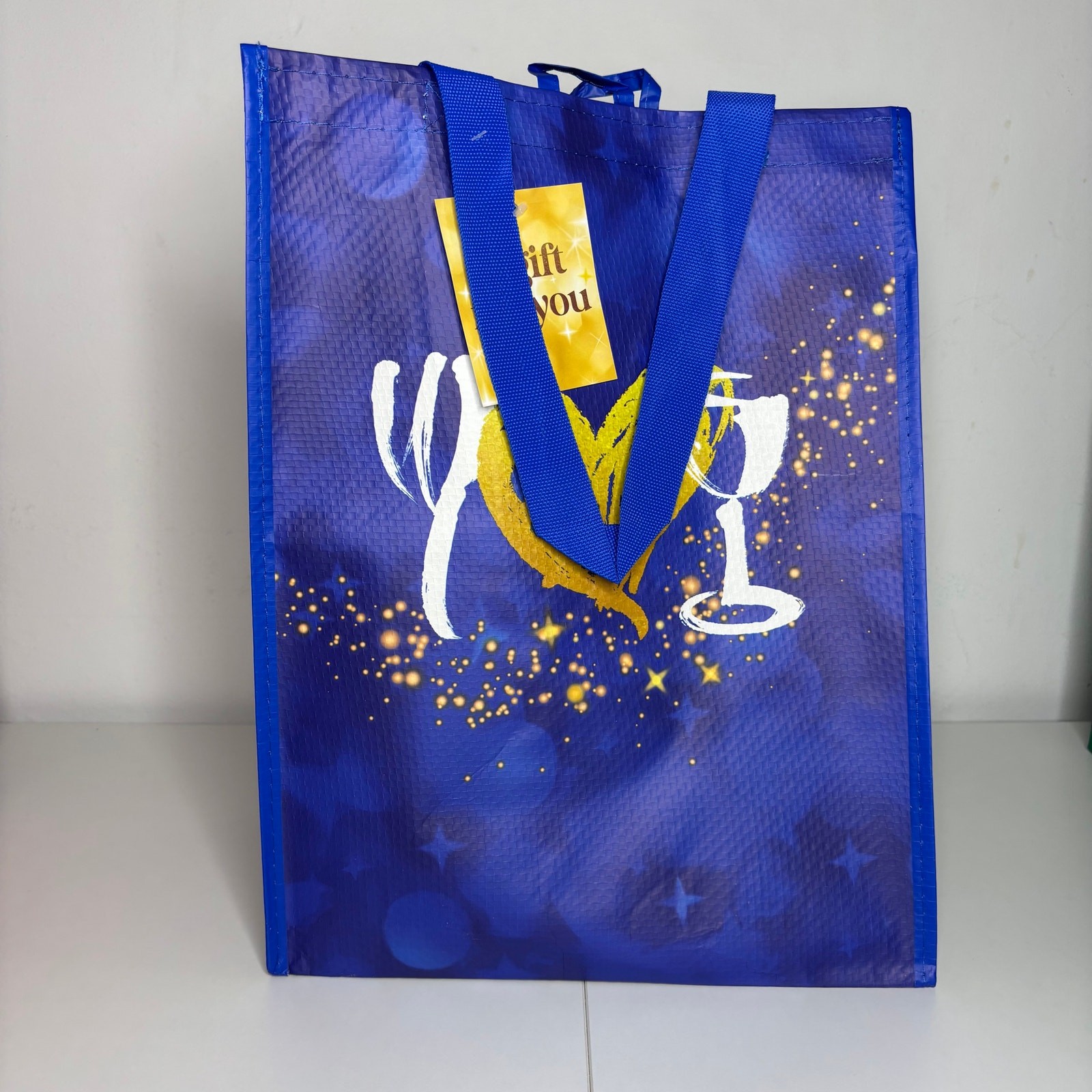Lot 3x — Wegmans Christmas Love Holiday Festive Heart Reusable Tote Gift Bag NWT