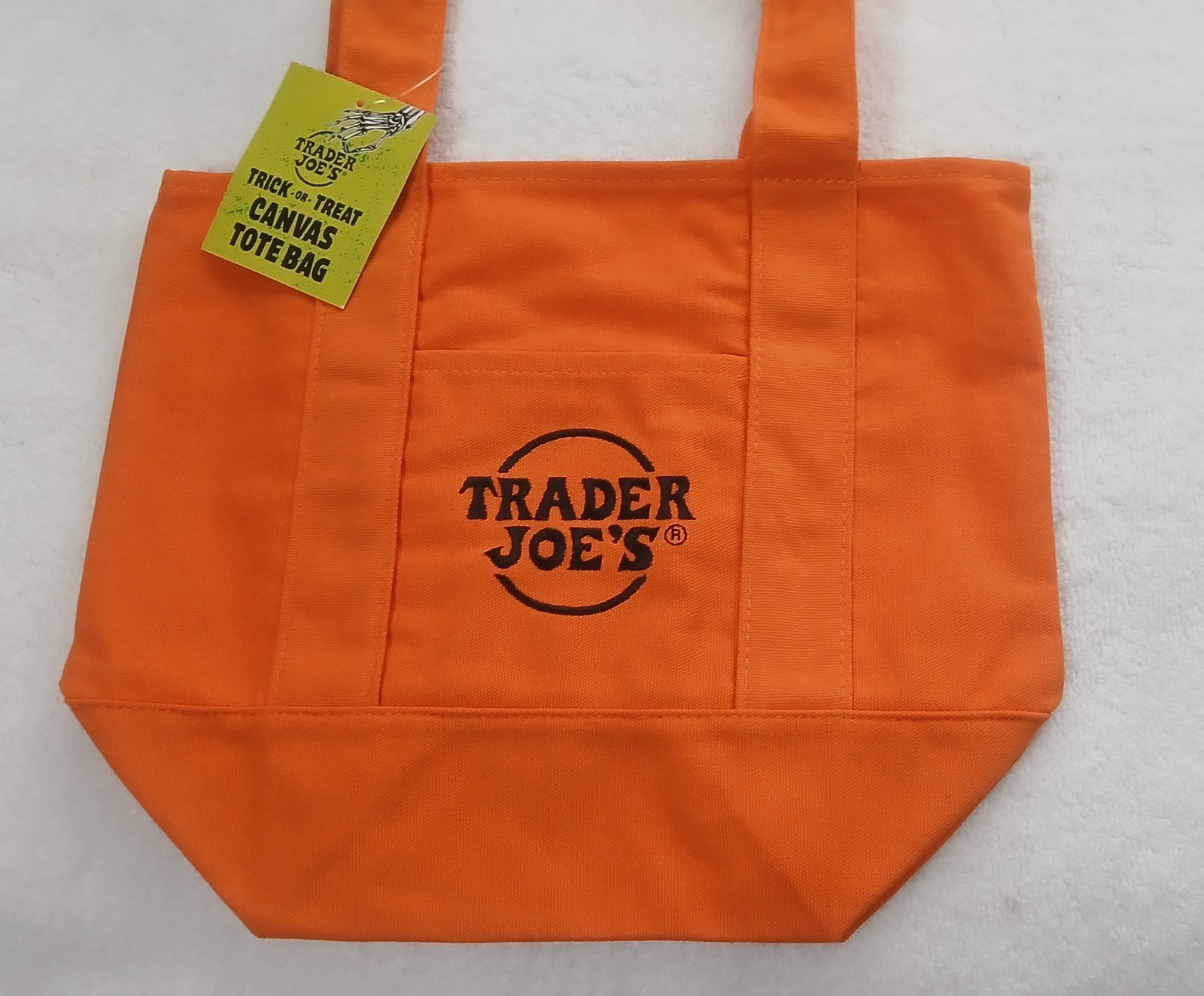 Trader Joe’s Orange Mini Canvas Tote Bag 2025 Sold Out in Stores