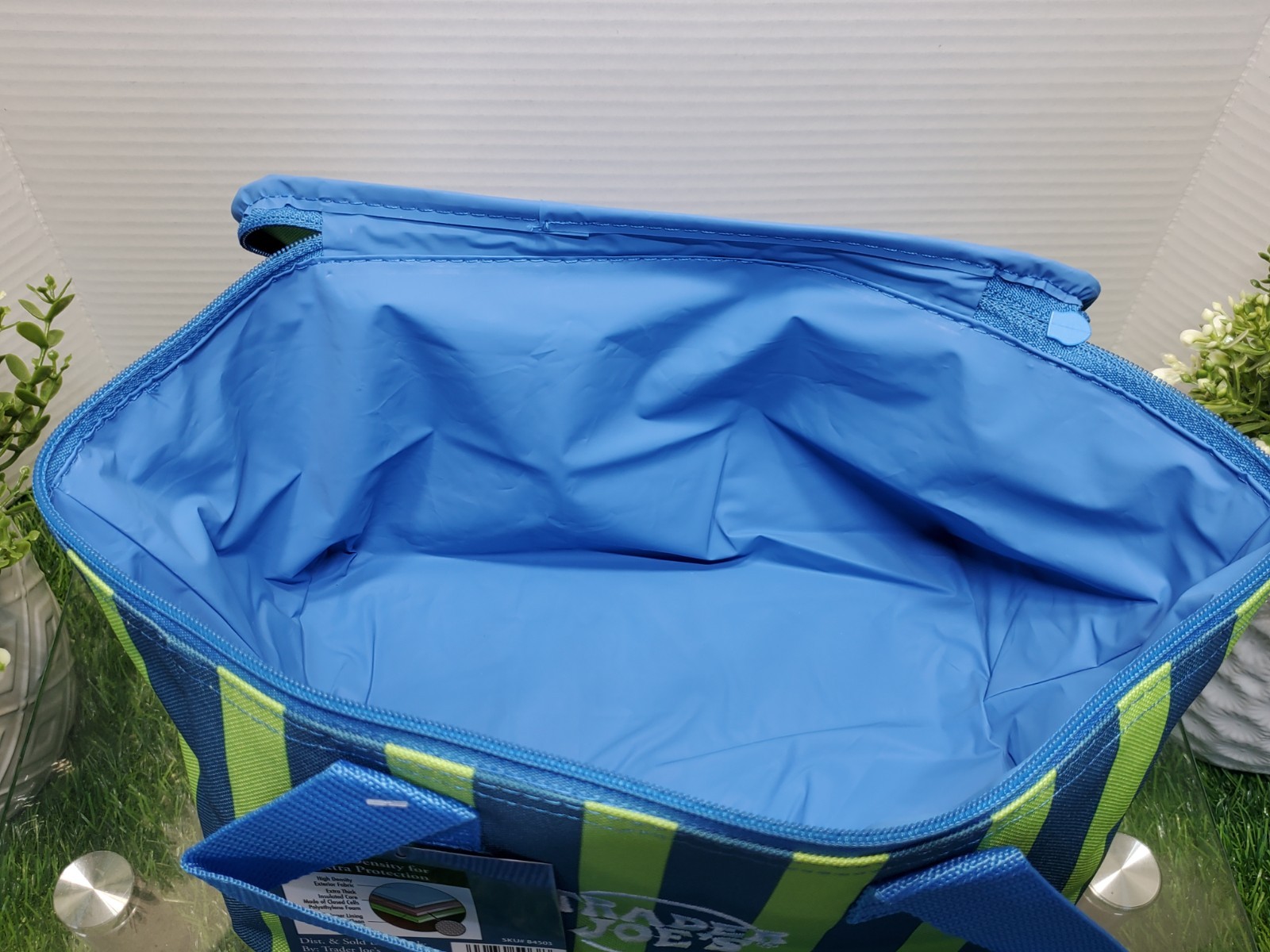 Trader Joe’s Summer 2026 Mini Insulated Tote Bag Neon Lime 1.5 Gallons 🔵🌴NEW