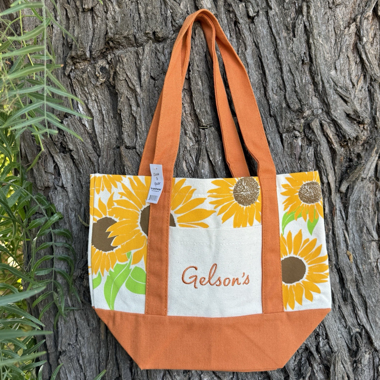 Gelson’s Earthwise Mini Canvas Tote Bag Sunflower 2025 Limited Edition So Cal